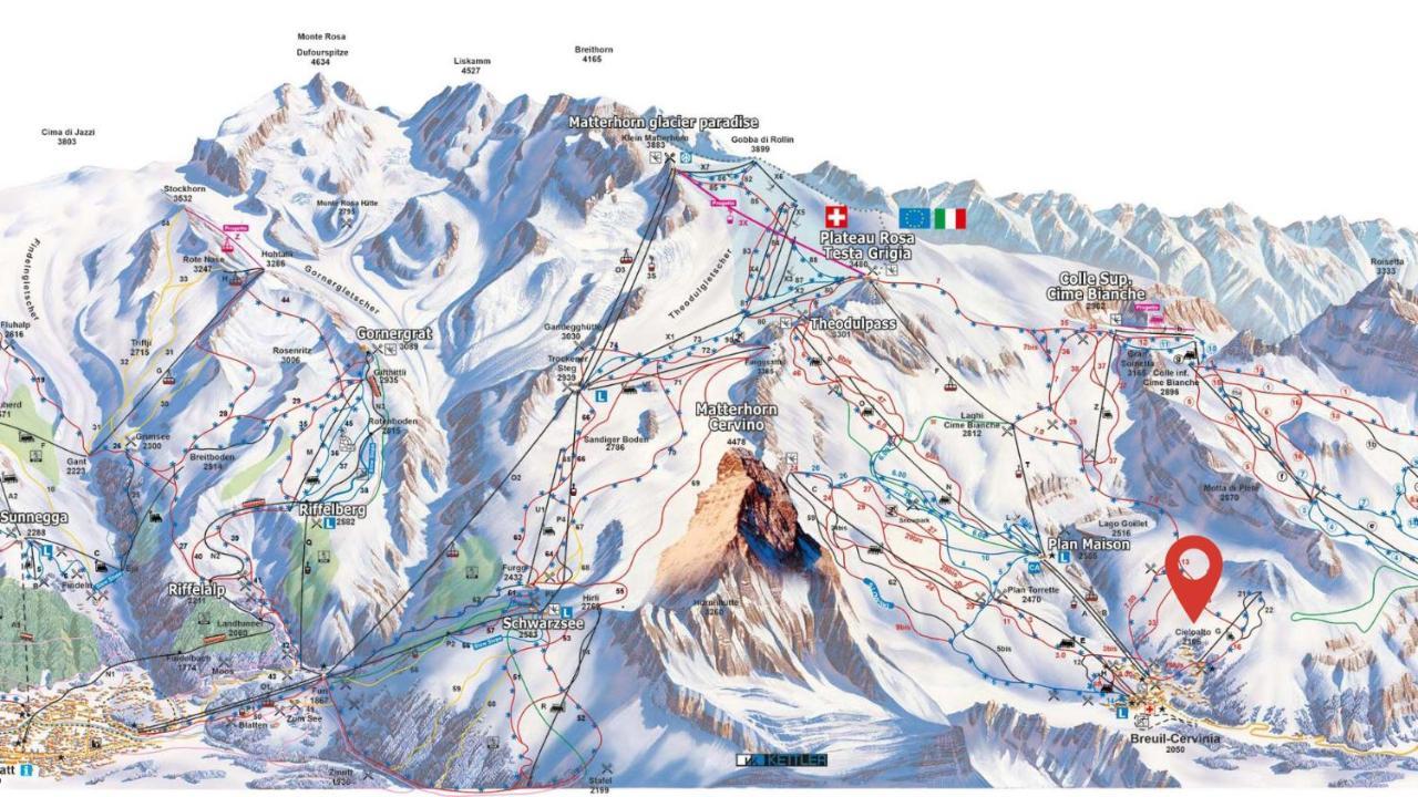 Ferienwohnung Le Petit Refuge Cervinia Breuil-Cervinia Exterior foto